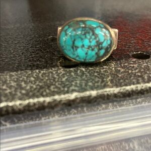 Turquoise Stone Silver Ring